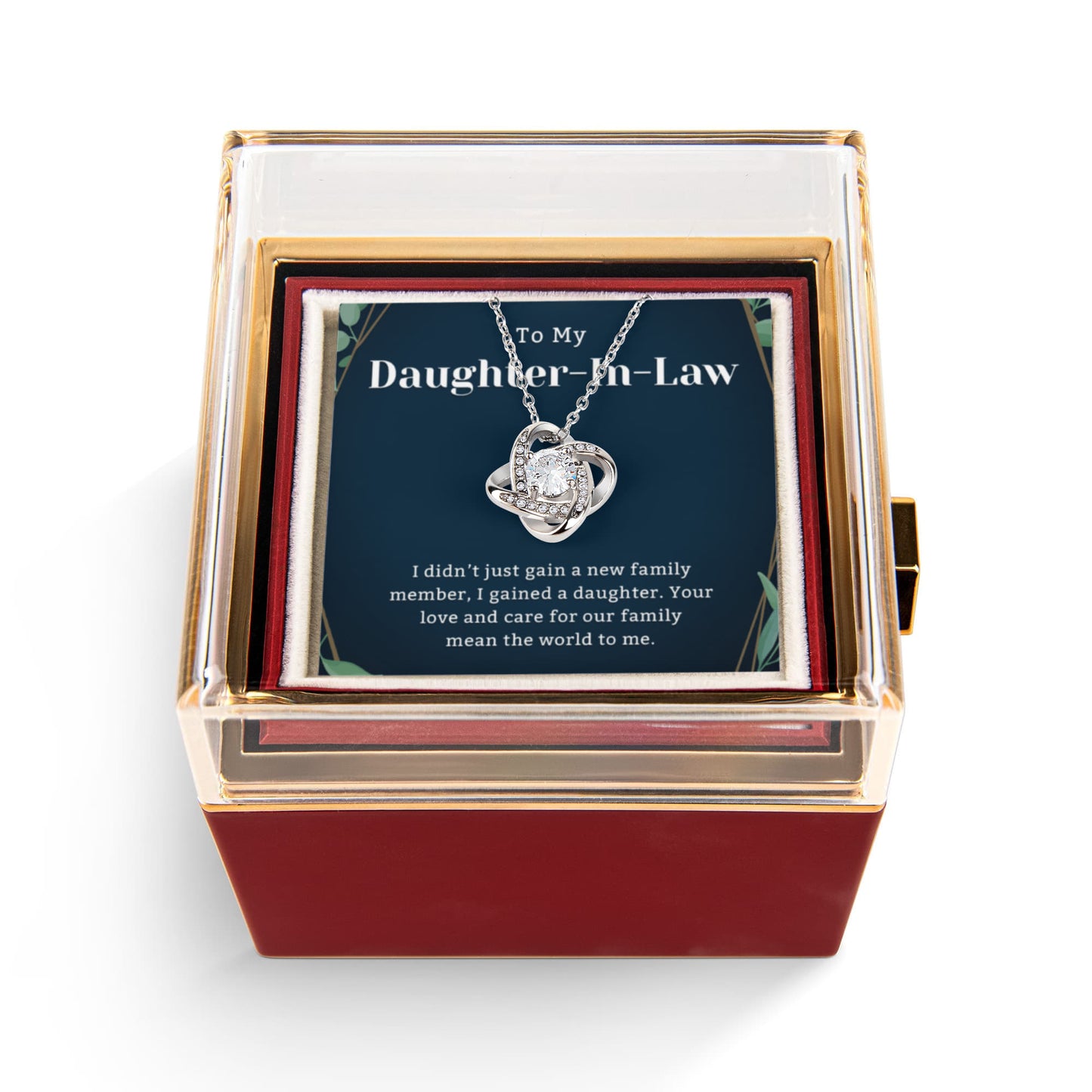 Daughter in Law Gift Necklace From Mother in Law, Bonus Daughters Jewelry for Birthday