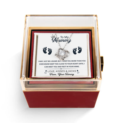 To My Amazing Mamma To Be - Parenthood Is One of The Best Journey In Life - Love Knot Necklace