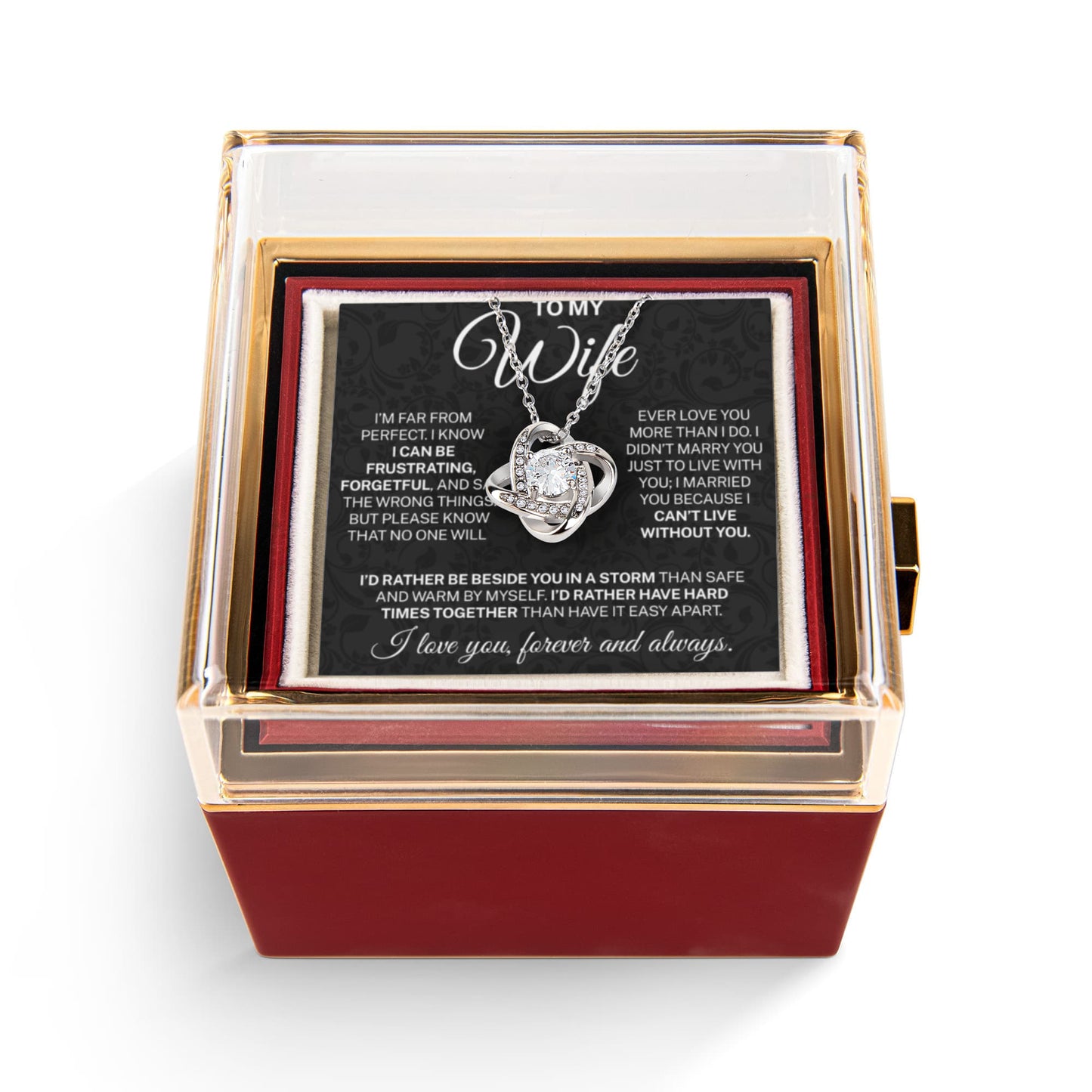 Jewelry for My Wife, the Best Gifts for Wife, Necklace Gifts for Soulmate