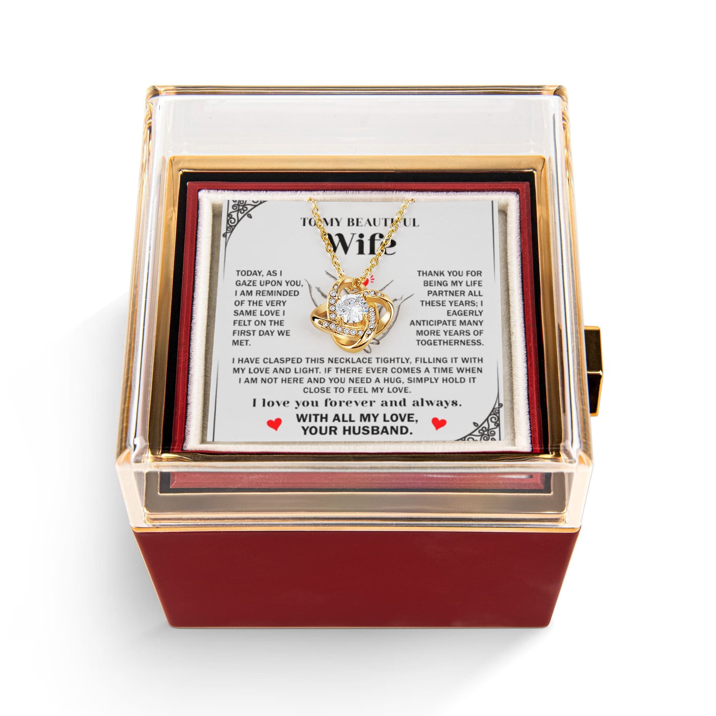 Jewelry to My Wife - the Best Thing That Ever Happened to Me, Valentine's Day Gifts