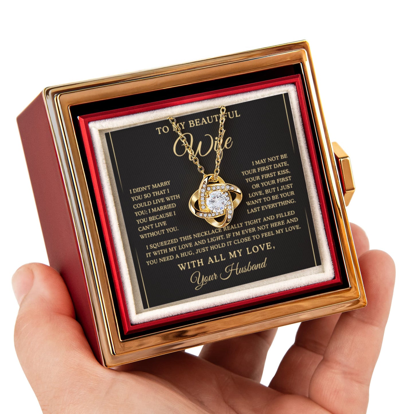 Forever Love Necklace, Gift for Her, Romantic Christmas Birthday Valentine Gift