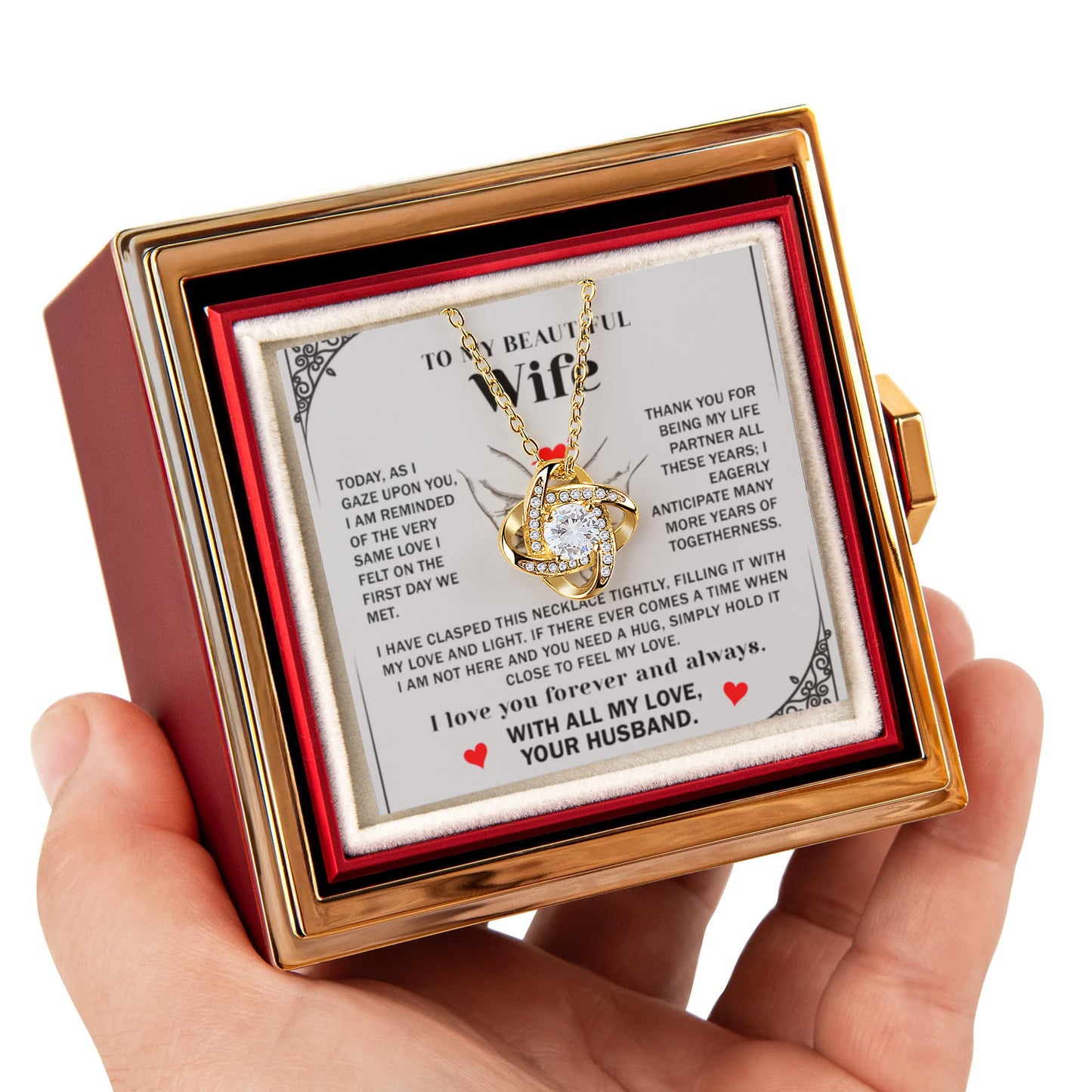 Jewelry to My Wife - the Best Thing That Ever Happened to Me, Valentine's Day Gifts