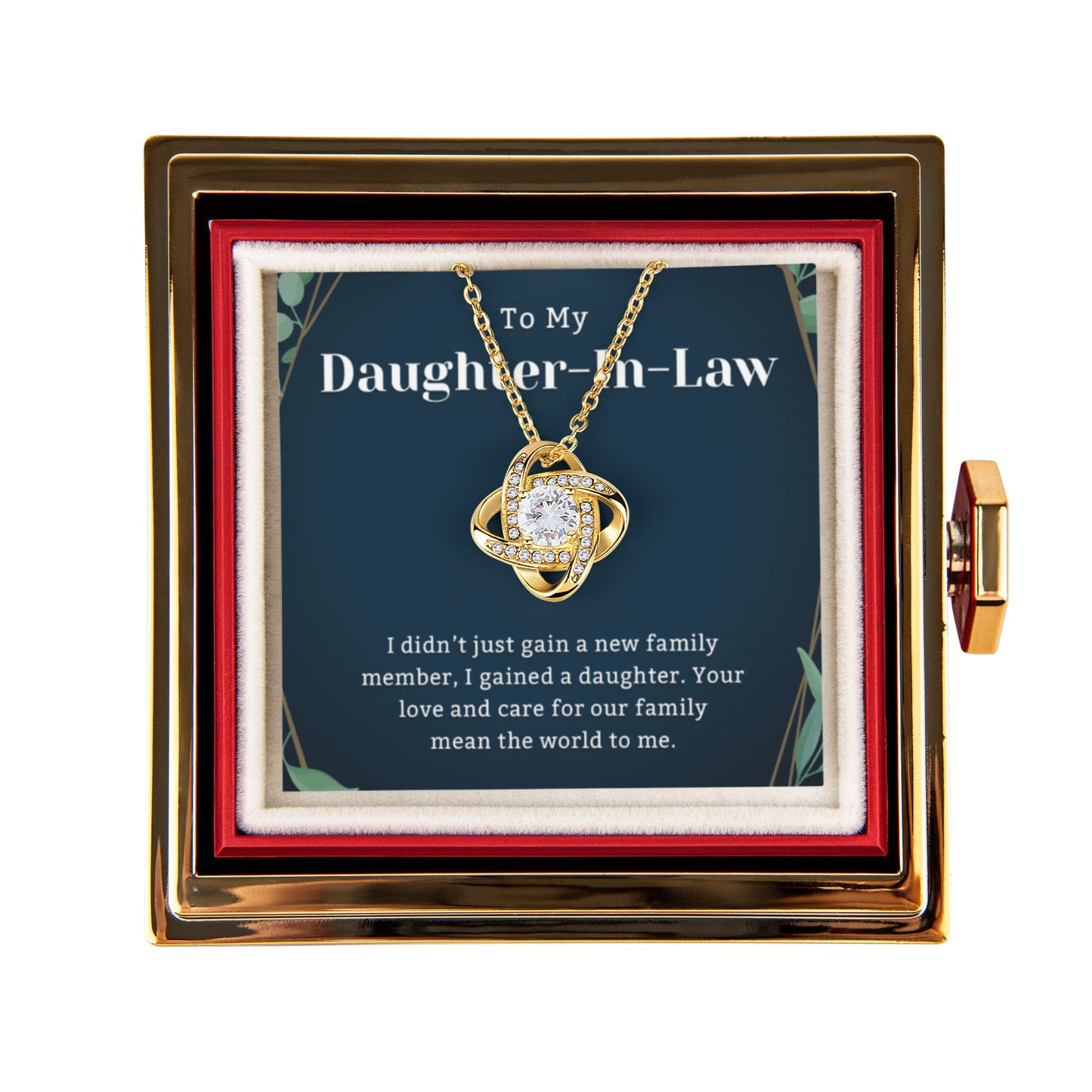 Daughter in Law Gift Necklace From Mother in Law, Bonus Daughters Jewelry for Birthday