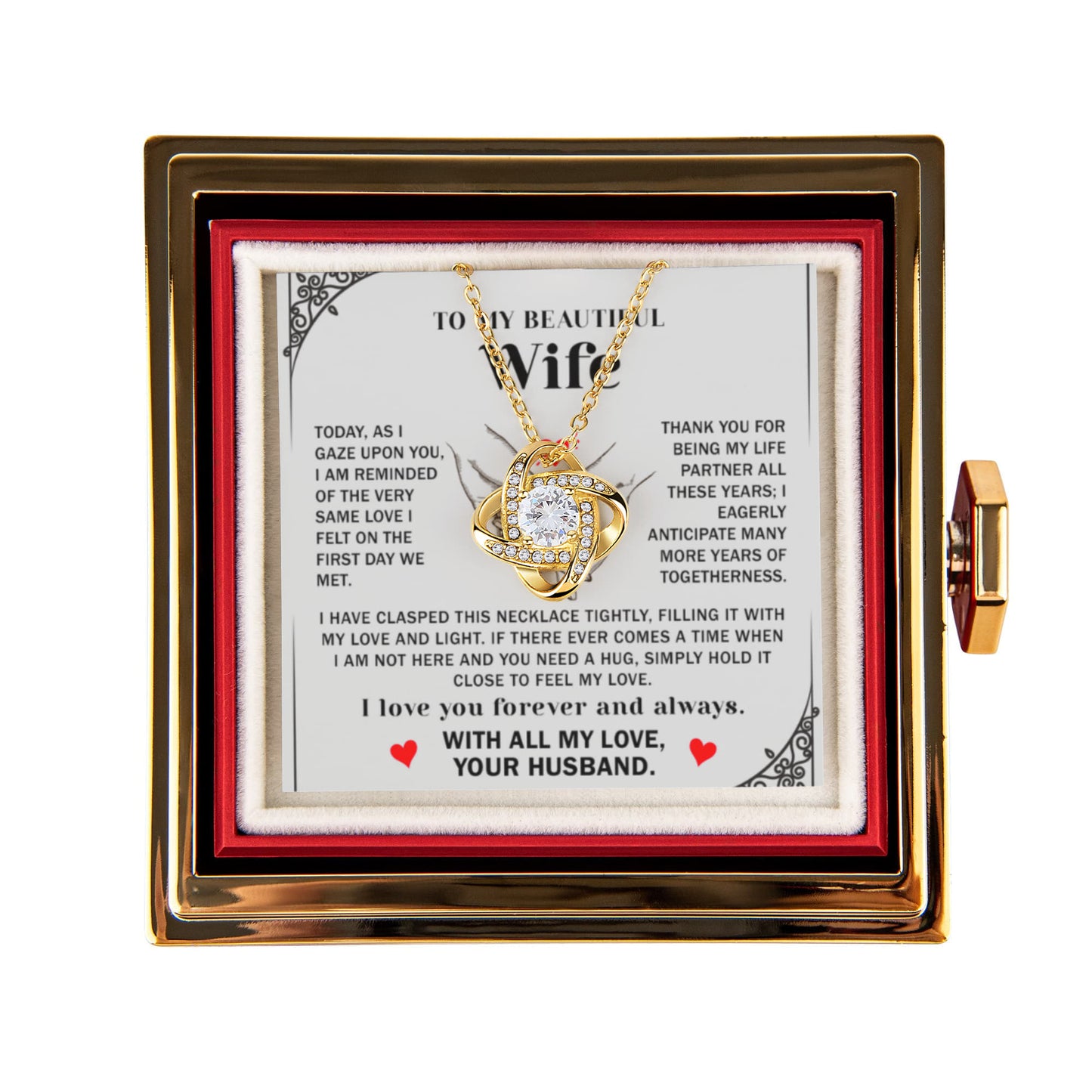 Jewelry to My Wife - the Best Thing That Ever Happened to Me, Valentine's Day Gifts