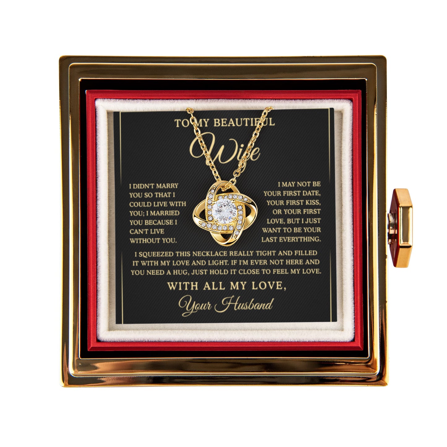 Forever Love Necklace, Gift for Her, Romantic Christmas Birthday Valentine Gift