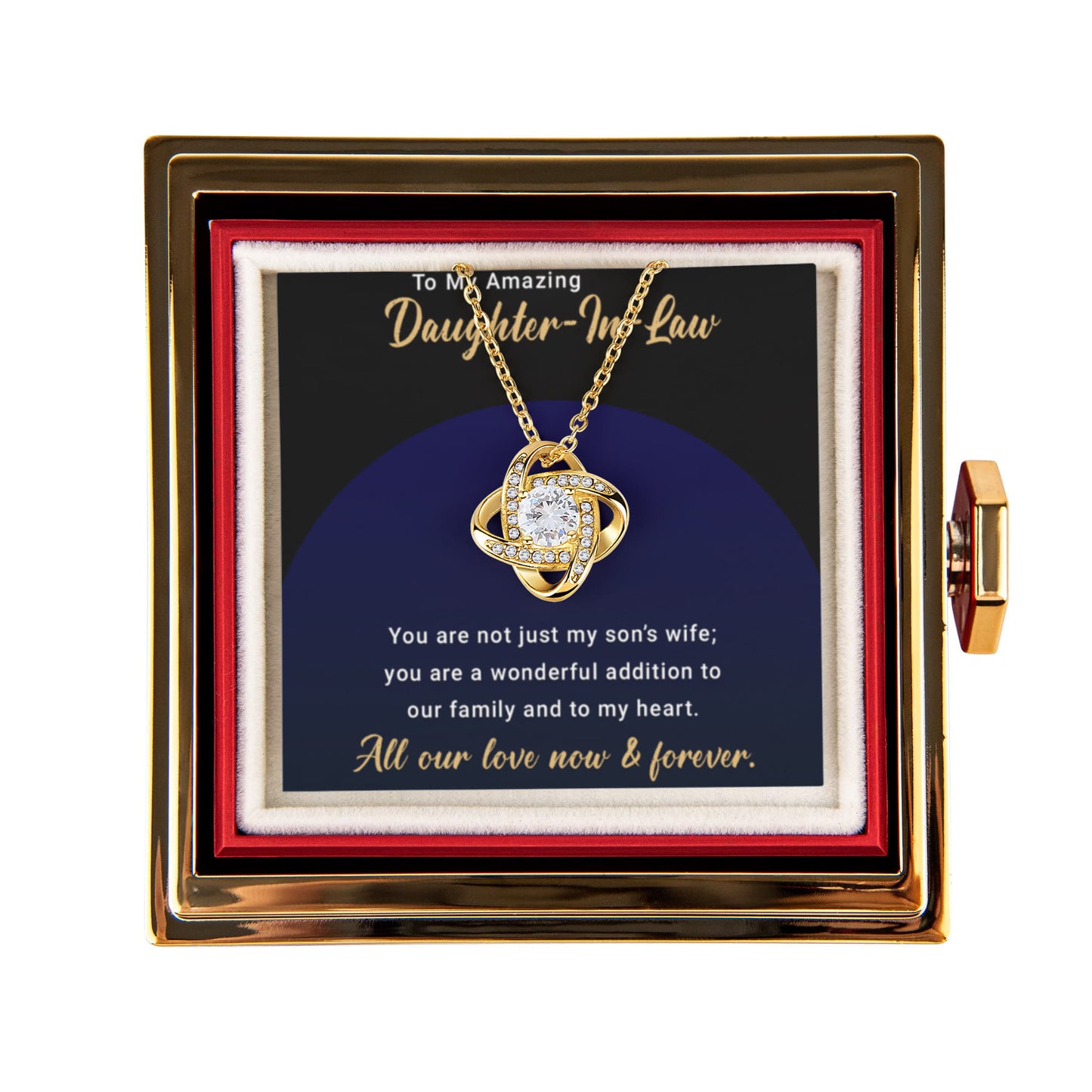 Necklace Gift for Daughter, Jewelry for Daughter-in-law, Birthday Gift for Christmas, Meaningful Gift, Mother Daughter Necklace