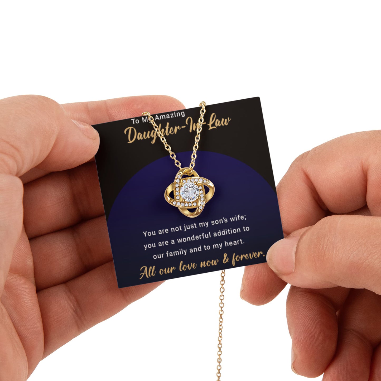 Necklace Gift for Daughter, Jewelry for Daughter-in-law, Birthday Gift for Christmas, Meaningful Gift, Mother Daughter Necklace