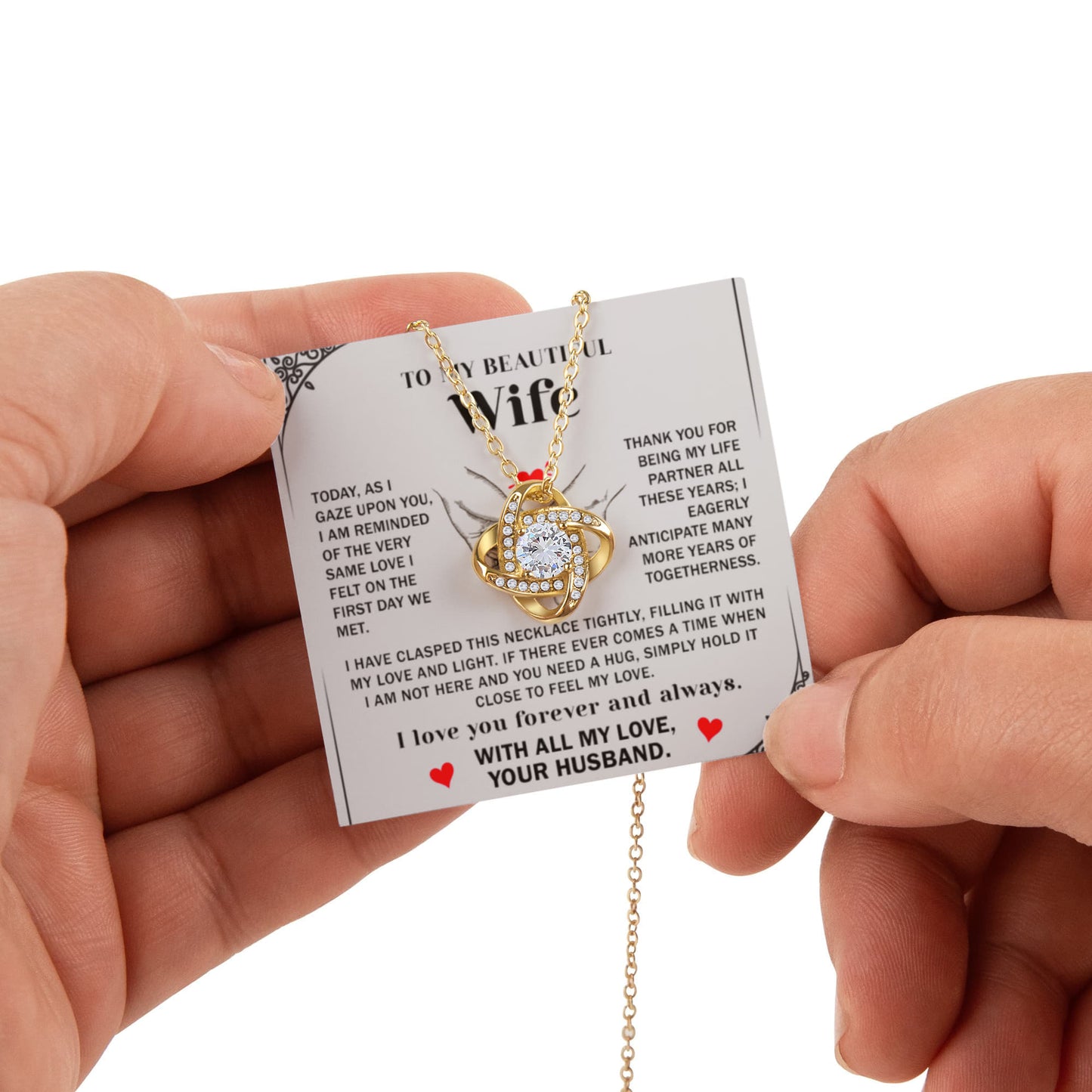 Jewelry to My Wife - the Best Thing That Ever Happened to Me, Valentine's Day Gifts