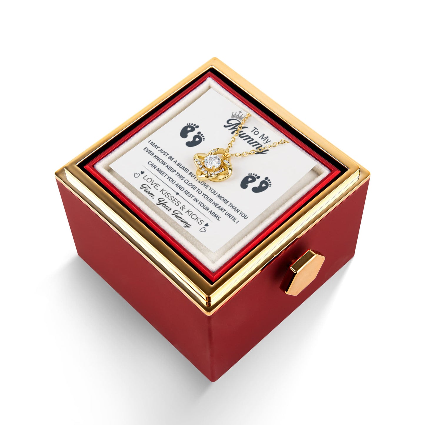 To My Amazing Mamma To Be - Parenthood Is One of The Best Journey In Life - Love Knot Necklace