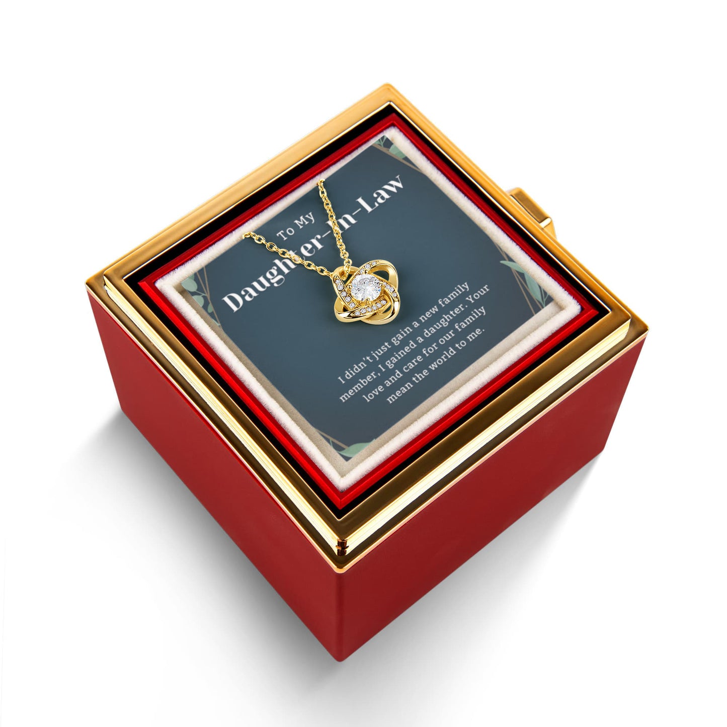 Daughter in Law Gift Necklace From Mother in Law, Bonus Daughters Jewelry for Birthday