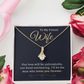 Alluring Beauty Necklace with Heartfelt Message, Perfect Gift for Wife, Future Wife, or Soulmate – Ideal for Mother's Day, Anniversary, or Birthday