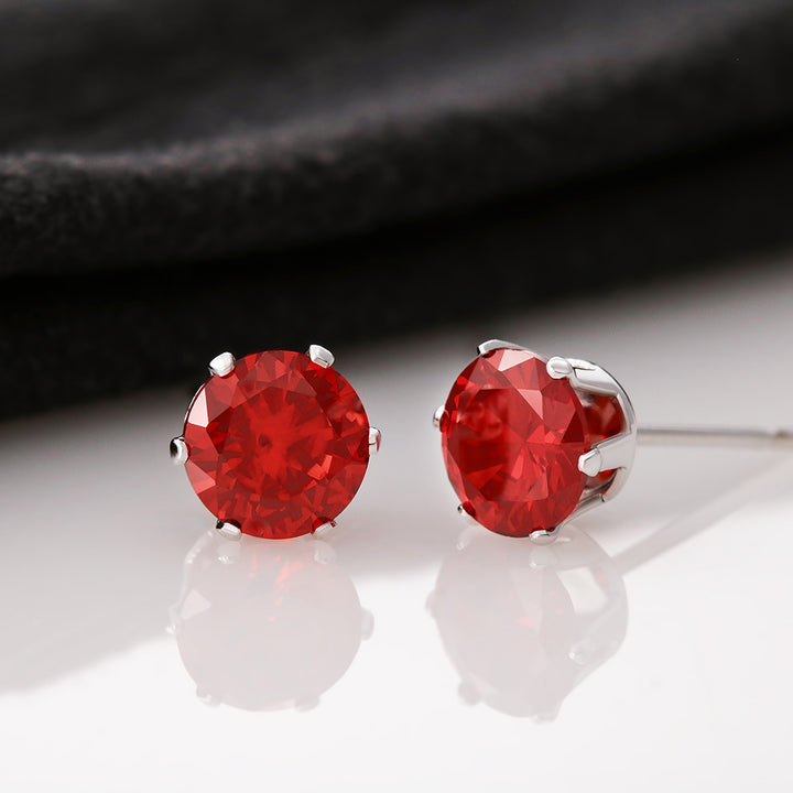 Red Cubic Zirconia Earrings App