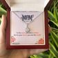 From Son to Mom: An Eternal Love necklace for Unconditional Love and Support With Mahogany Style Luxury Box