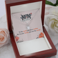 From Son to Mom: An Eternal Love necklace for Unconditional Love and Support With Mahogany Style Luxury Box