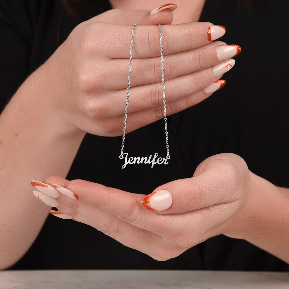 Exclusive Name Necklace - Limited Edition - perfect gift for your loved ones