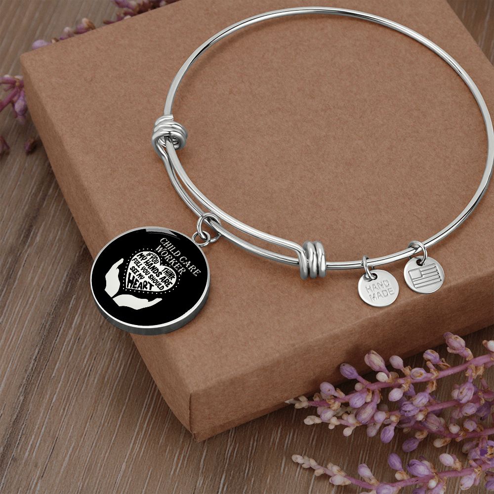 Bangle Bracelet - See My Heart - Unique Keepsake Jewelry – High-Quality, Custom Photo & Engraving